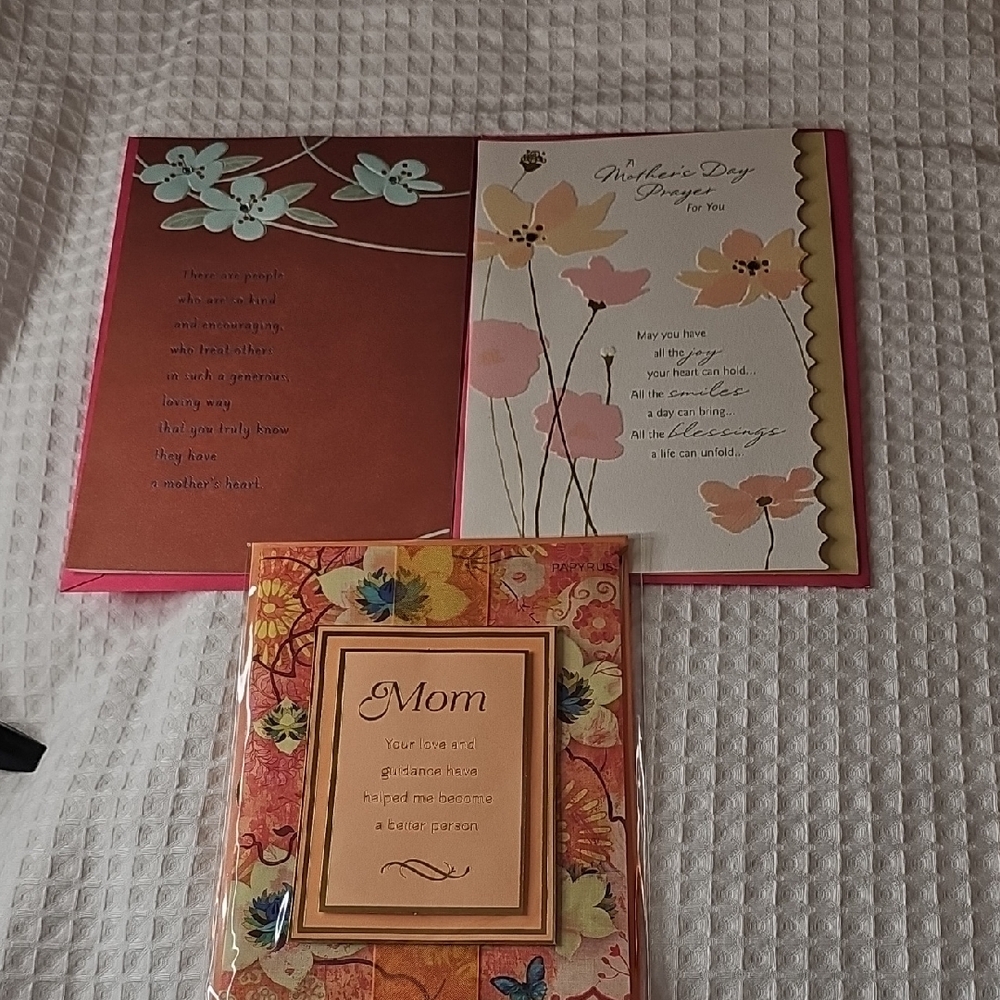Elegant Floral Mother's Day Card Set